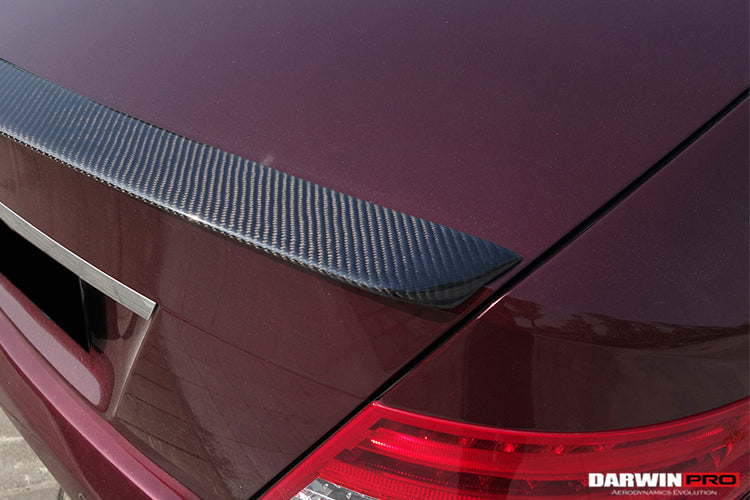2008-2014 Mercedes Benz C Class W204 Sedan Trunk Spoiler - DarwinPRO Aerodynamics