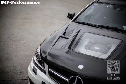 2012-2014 Mercedes Benz W204 C63 AMG IMP Performance Carbon Fiber Hood - DarwinPRO Aerodynamics