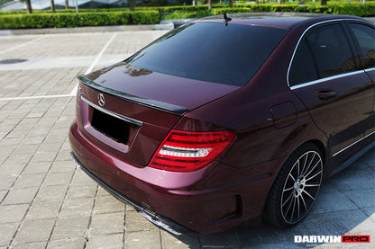 2008-2014 Mercedes Benz C Class W204 Sedan Trunk Spoiler - DarwinPRO Aerodynamics