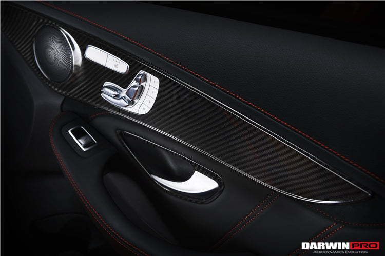 2015-2021 Mercedes Benz W205 C63/S AMG Sedan Dry Carbon Fiber Interior - DarwinPRO Aerodynamics