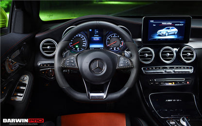 2015-2021 Mercedes Benz W205 C63/S AMG Sedan Dry Carbon Fiber Interior - DarwinPRO Aerodynamics