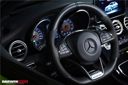 2015-2021 Mercedes Benz W205 C63/S AMG Sedan Dry Carbon Fiber Interior - DarwinPRO Aerodynamics
