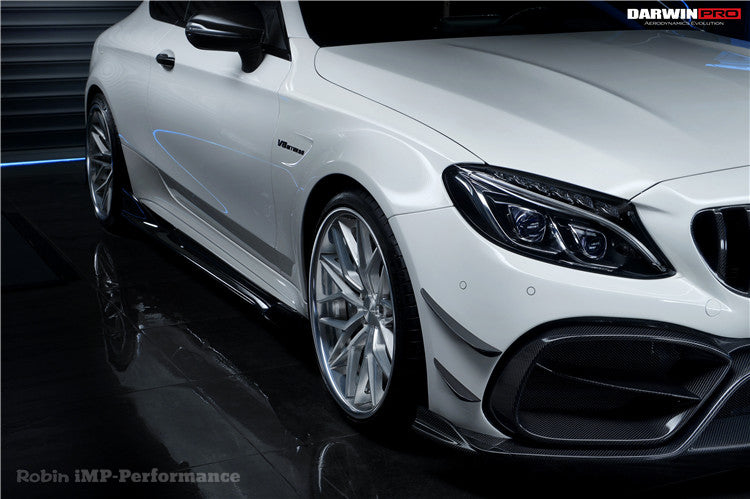 2015-2018 Mercedes Benz W205 C63/S AMG Coupe IMP Performance Partial Carbon Fiber Full Body Kit - DarwinPRO Aerodynamics