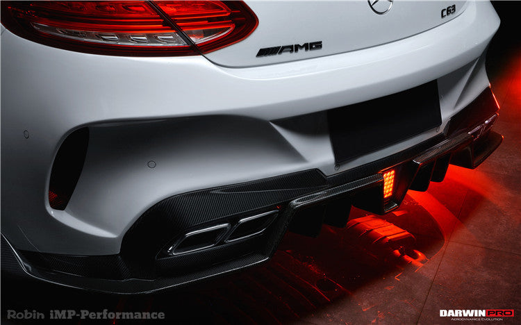 2015-2018 Mercedes Benz W205 C63/S AMG Coupe IMP Performance Partial Carbon Fiber Full Body Kit - DarwinPRO Aerodynamics