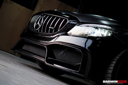 2015-2021 Mercedes Benz W205 C63/S AMG Sedan IMP Performance Partial Carbon Fiber front bumper - DarwinPRO Aerodynamics