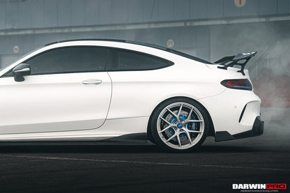 2015-2018 Mercedes Benz C-Class Coupe IMP Performance Partial Carbon Fiber Rear Bumper - DarwinPRO Aerodynamics