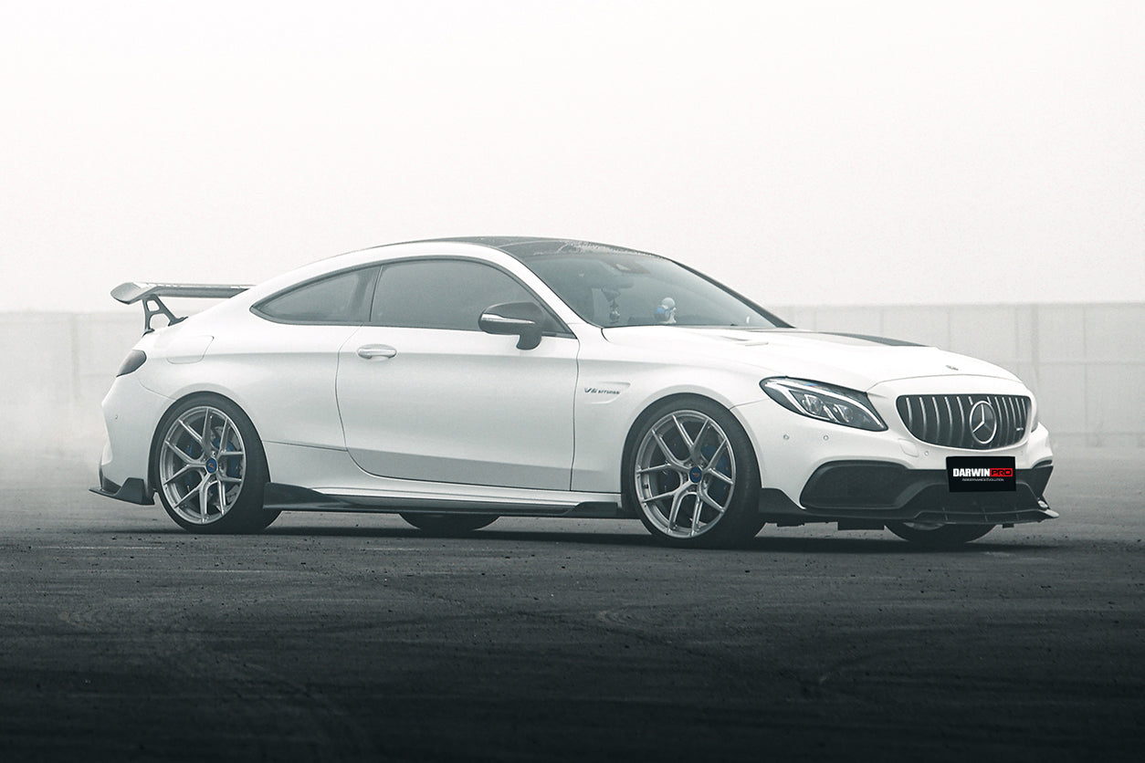 2015-2021 Mercedes Benz C63 / C-Class Coupe IMP Performance Carbon Fiber Side Skirts - DarwinPRO Aerodynamics