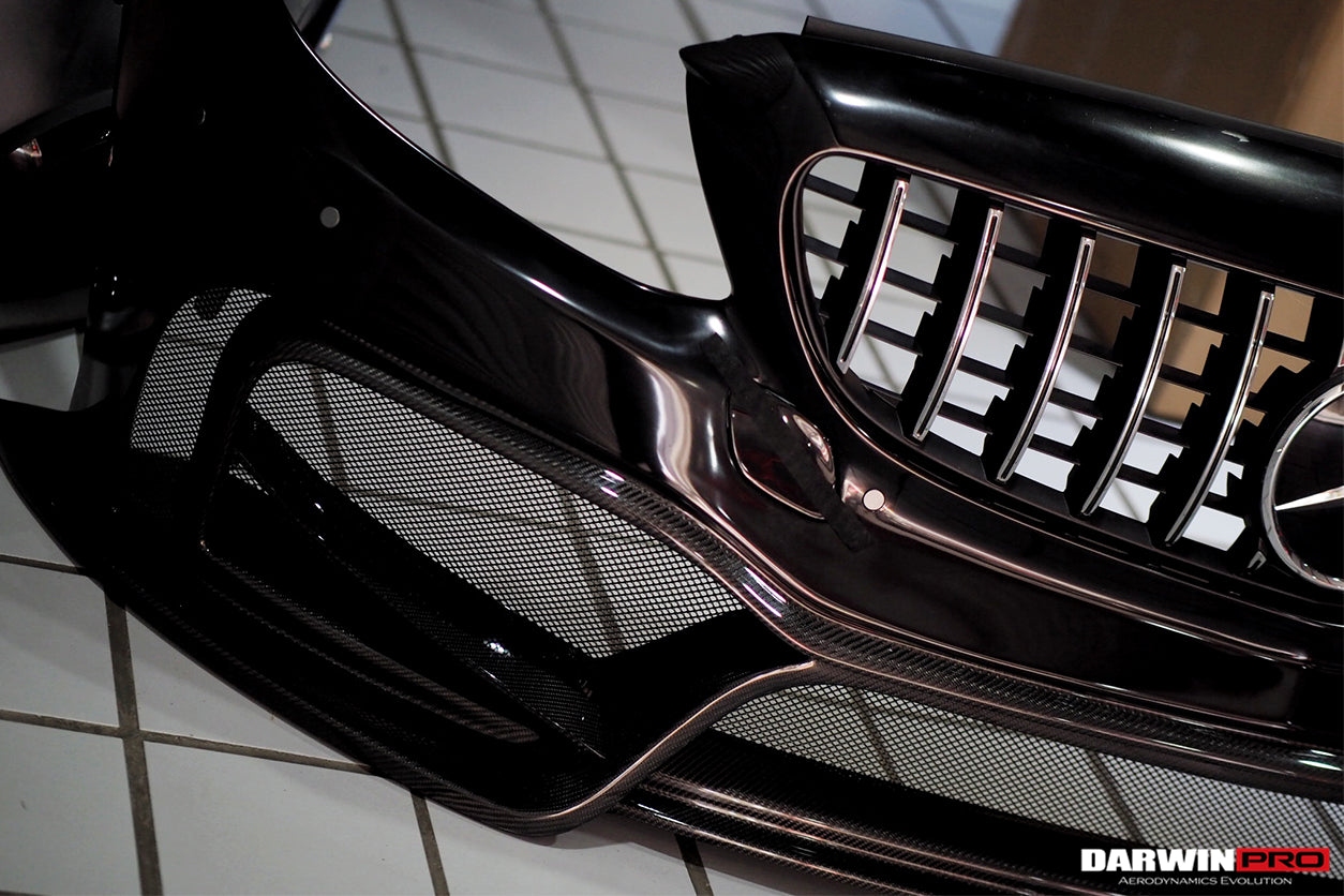2015-2021 Mercedes Benz W205 C63/S AMG Sedan IMP Performance Partial Carbon Fiber front bumper - DarwinPRO Aerodynamics