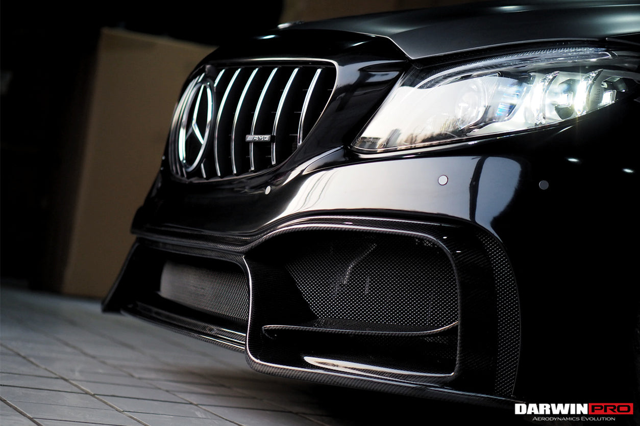 2015-2021 Mercedes Benz W205 C63/S AMG Sedan IMP Performance Partial Carbon Fiber front bumper - DarwinPRO Aerodynamics