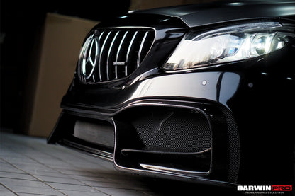 2015-2021 Mercedes Benz W205 C63/S AMG Sedan IMP Performance Partial Carbon Fiber front bumper - DarwinPRO Aerodynamics