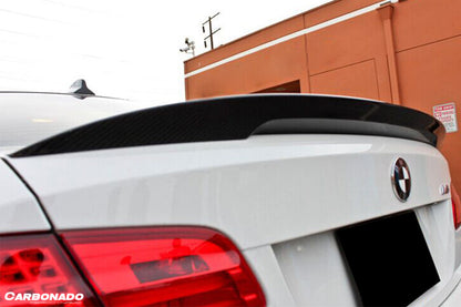 2008-2012 BMW M3 E92 MP Style Carbon Fiber Trunk Spoiler - Carbonado