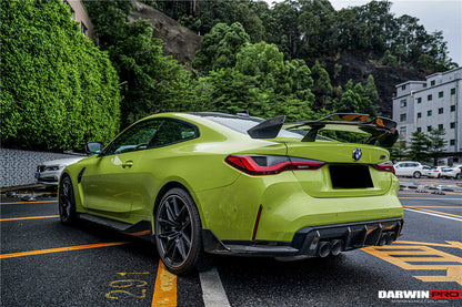 2021-UP BMW M4 G82/4 Series G22 BKSSII Style Carbon Fiber Trunk Spoiler - DarwinPRO Aerodynamics