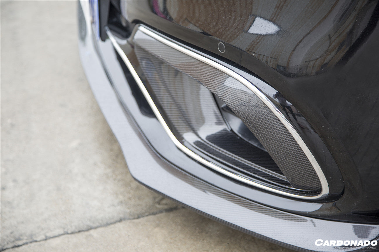 2017-2020 Mercedes Benz S63 W222 Sedan BRS Style Front Lip - Carbonado