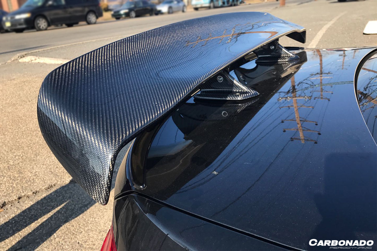 2008-2013 BMW M3 E92 VA2 Style Carbon Fiber Trunk Spoiler - Carbonado