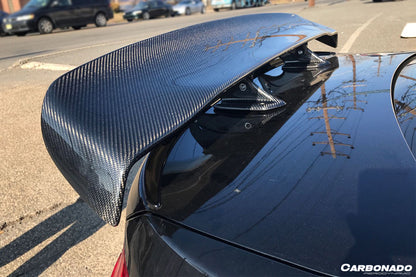 2008-2013 BMW M3 E92 VA2 Style Carbon Fiber Trunk Spoiler - Carbonado
