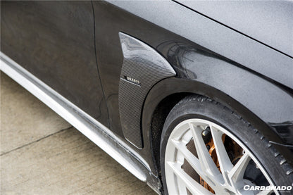 2017-2020 Mercedes Benz S63 W222 Sedan BRS Style Fender Vents - Carbonado