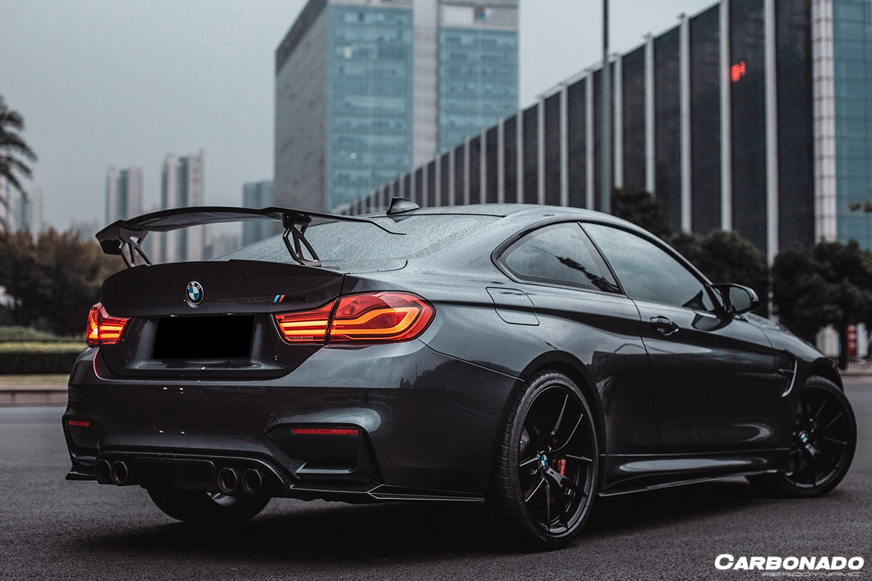 2014-2020 BMW M3 F80 M4 F82 VRS Style Carbon Fiber Trunk Spoiler - Carbonado