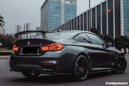 2014-2020 BMW M3 F80 M4 F82 VRS Style Carbon Fiber Trunk Spoiler - Carbonado