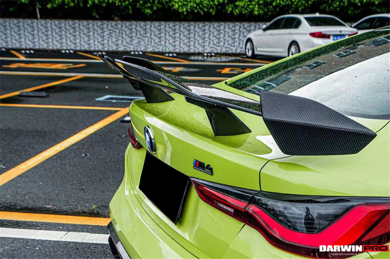 2021-UP BMW M4 G82/4 Series G22 BKSSII Style Carbon Fiber Trunk Spoiler - DarwinPRO Aerodynamics