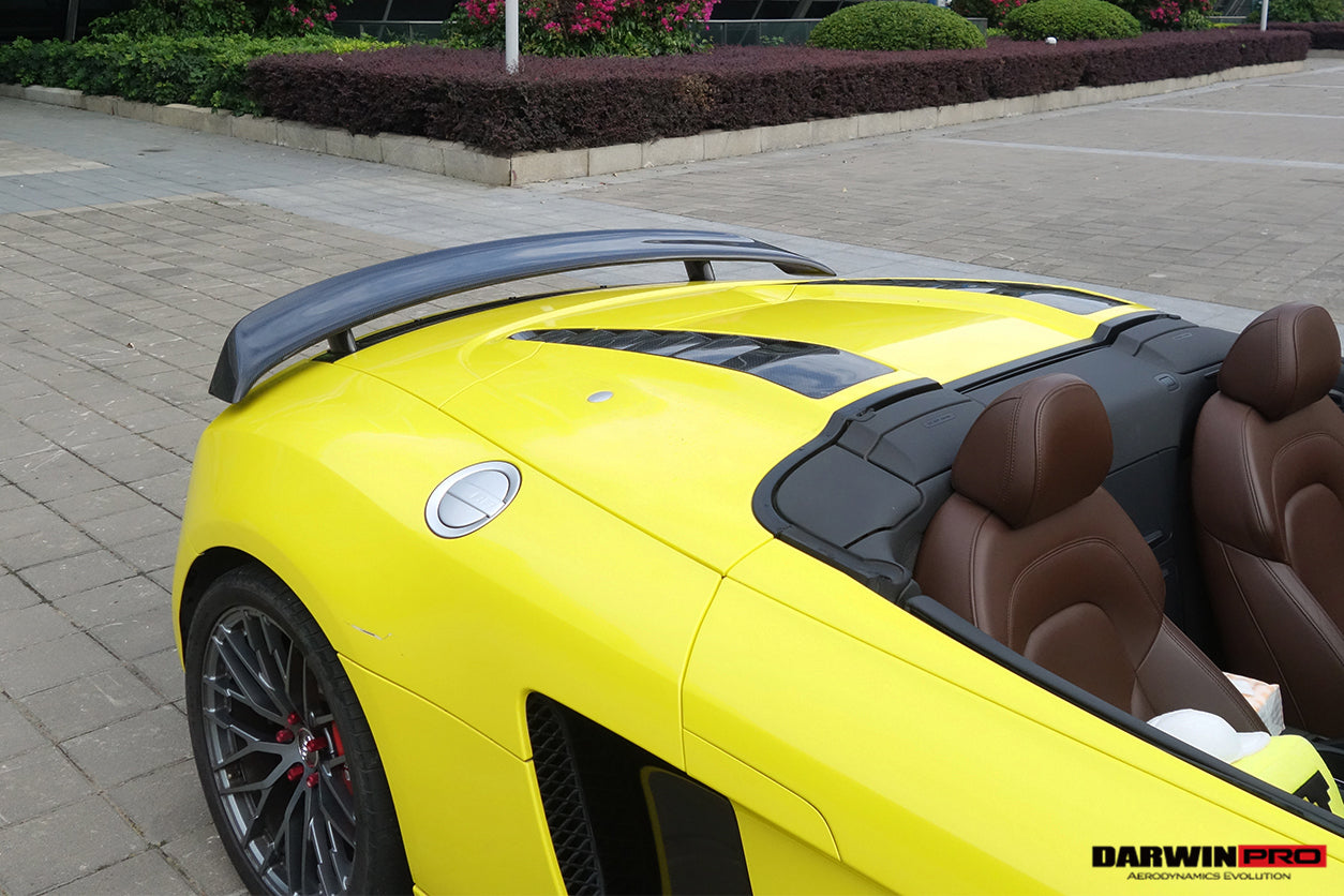 2010-2015 Audi R8 Spyder GT Trunk Spoiler - DarwinPRO Aerodynamics
