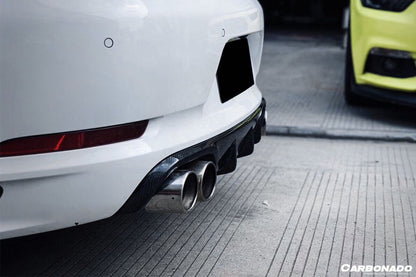 2016-2019 Porsche 911 991.2 Carrera/Targa/S/4S/GTS OD Style Quad Exhaust Rear Lip - Carbonado
