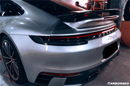 2019-2023 Porsche 911 992 Carrera/S/4/4S Turbo Style Trunk Spoiler - Carbonado