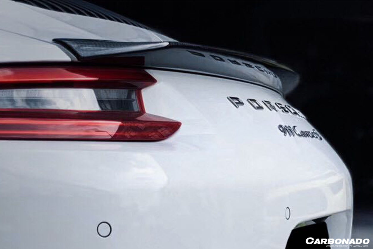 2012-2019 Porsche 911 991.1 991.2 Carrera & S & 4S & GTS  Coupe Only VRS Style Trunk Spoiler - Carbonado