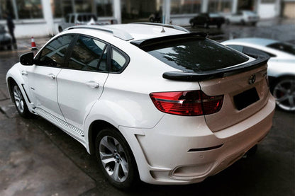 2009-2014 BMW E71 X6/X6M HM Style Carbon Fiber Roof Spoiler - Carbonado