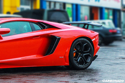 2011-2021 Lamborghini Aventador LP700 LP740 Coupe/Roadster DC Style Carbon Fiber Trunk Spoiler - Carbonado