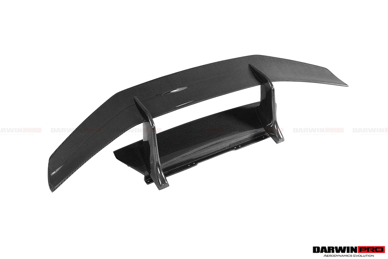 2015-2020 Lamborghini Huracan LP610/LP580 Performante Style Carbon Trunk Spoiler and Engine Hood - DarwinPRO Aerodynamics