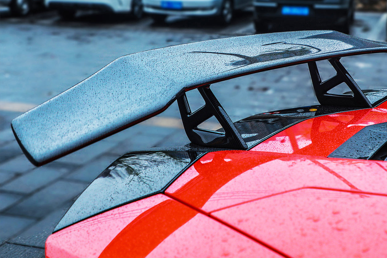 2011-2022 Lamborghini Aventador LP700 LP750 LP740 LP720 LP780 Coupe & Roadster DC Style Carbon Fiber Trunk Spoiler Wing - Carbonado