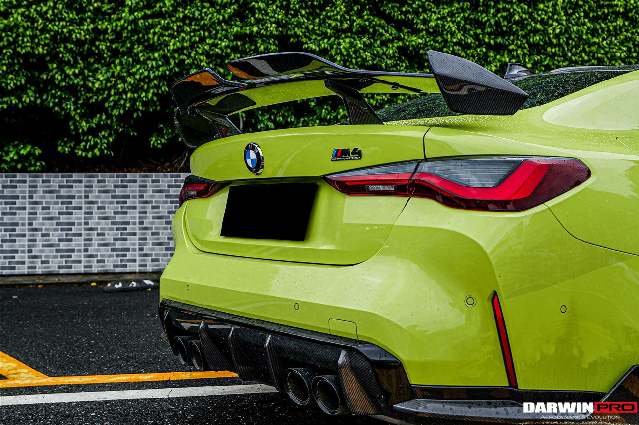 2021-UP BMW M4 G82/4 Series G22 BKSSII Style Carbon Fiber Trunk Spoiler - DarwinPRO Aerodynamics