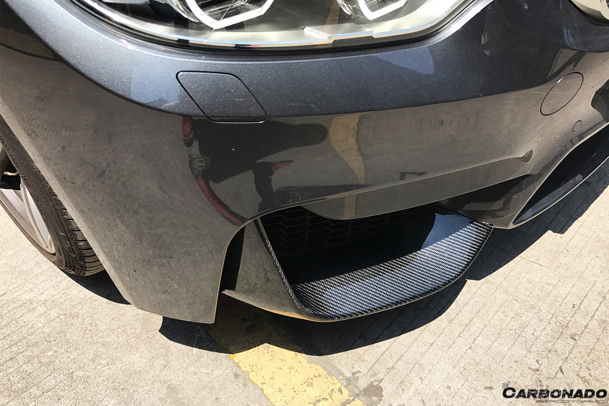 2014-2020 BMW M3 F80 & M4 F82 MP Style Front Caps - Carbonado