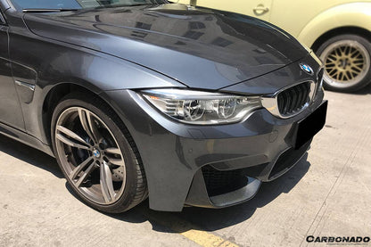 2014-2020 BMW M3 F80 M4 F82 MP Style Carbon Fiber Front Caps - Carbonado Aero