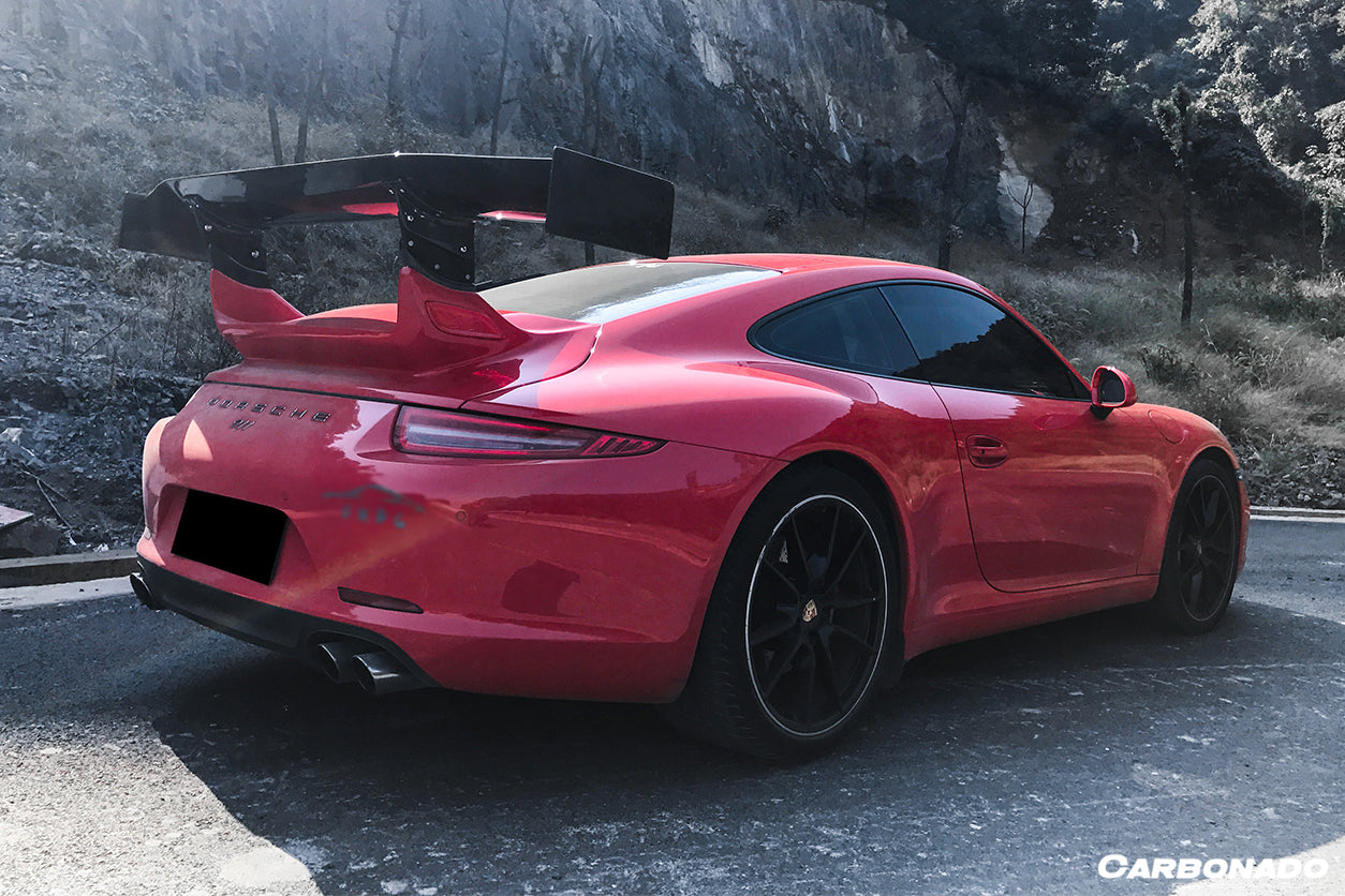 2012-2015 Porsche 911 991.1 GT3 ONLY AR Style Trunk Spoiler - Carbonado