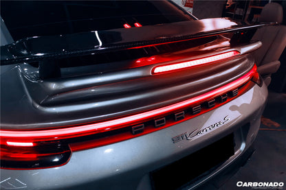 2019-2023 Porsche 911 992 Carrera/S/4/4S Turbo Style Trunk Spoiler - Carbonado