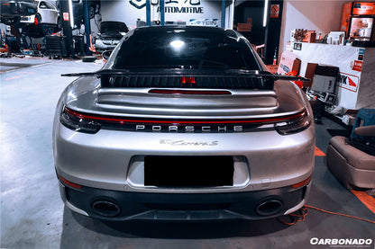 2019-2023 Porsche 911 992 Carrera/S/4/4S Turbo Style Trunk Spoiler - Carbonado