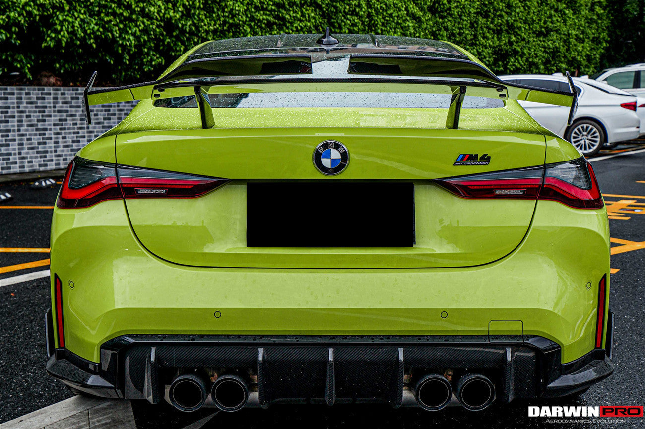 2021-UP BMW M4 G82/4 Series G22 BKSSII Style Carbon Fiber Trunk Spoiler - DarwinPRO Aerodynamics