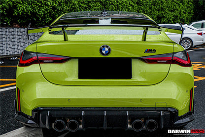 2021-UP BMW M4 G82/4 Series G22 BKSSII Style Carbon Fiber Trunk Spoiler - DarwinPRO Aerodynamics