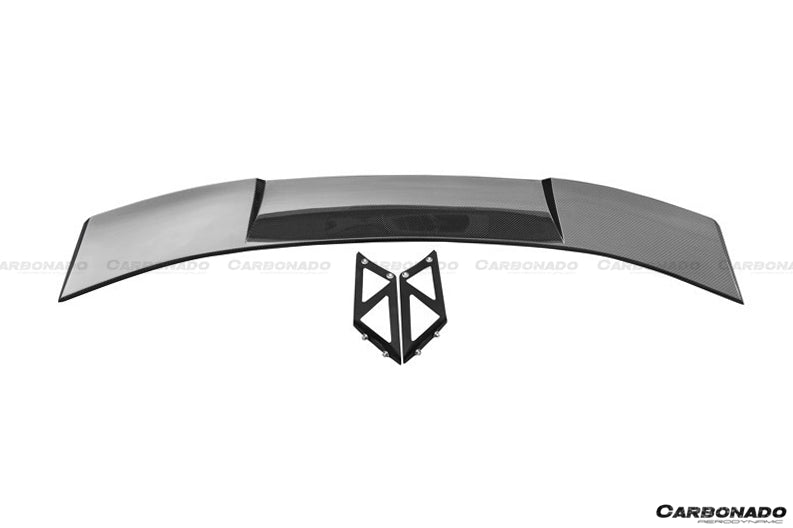 2015-2020 Lamborghini Huracan LP610/LP580 RZS Style Carbon Fiber Trunk Spoiler - Carbonado