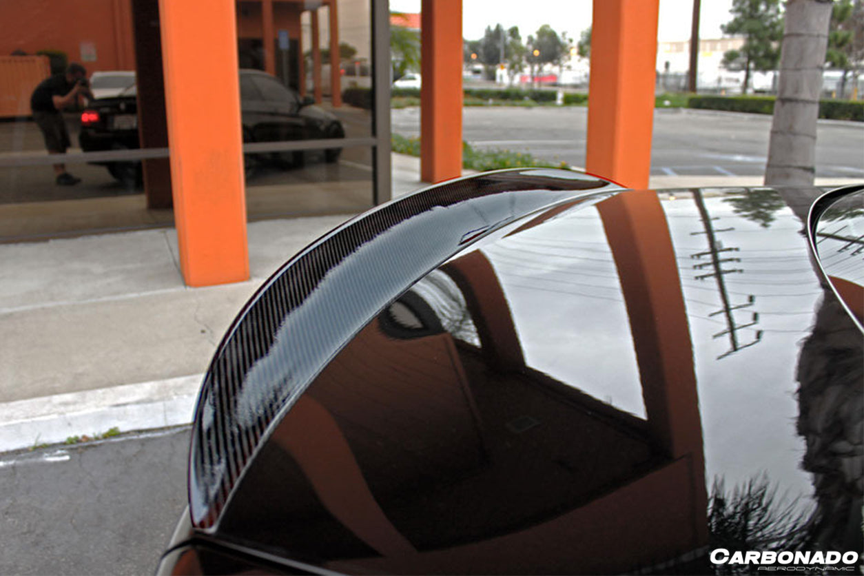 2008-2012 BMW M3 E92 MP Style Carbon Fiber Trunk Spoiler - Carbonado