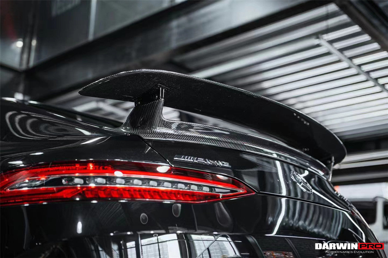 2019+ Mercedes Benz AMG GT63/S GT50 4Door Coupe X290 Carbon Fiber Trunk Spoiler - DarwinPRO Aerodynamics