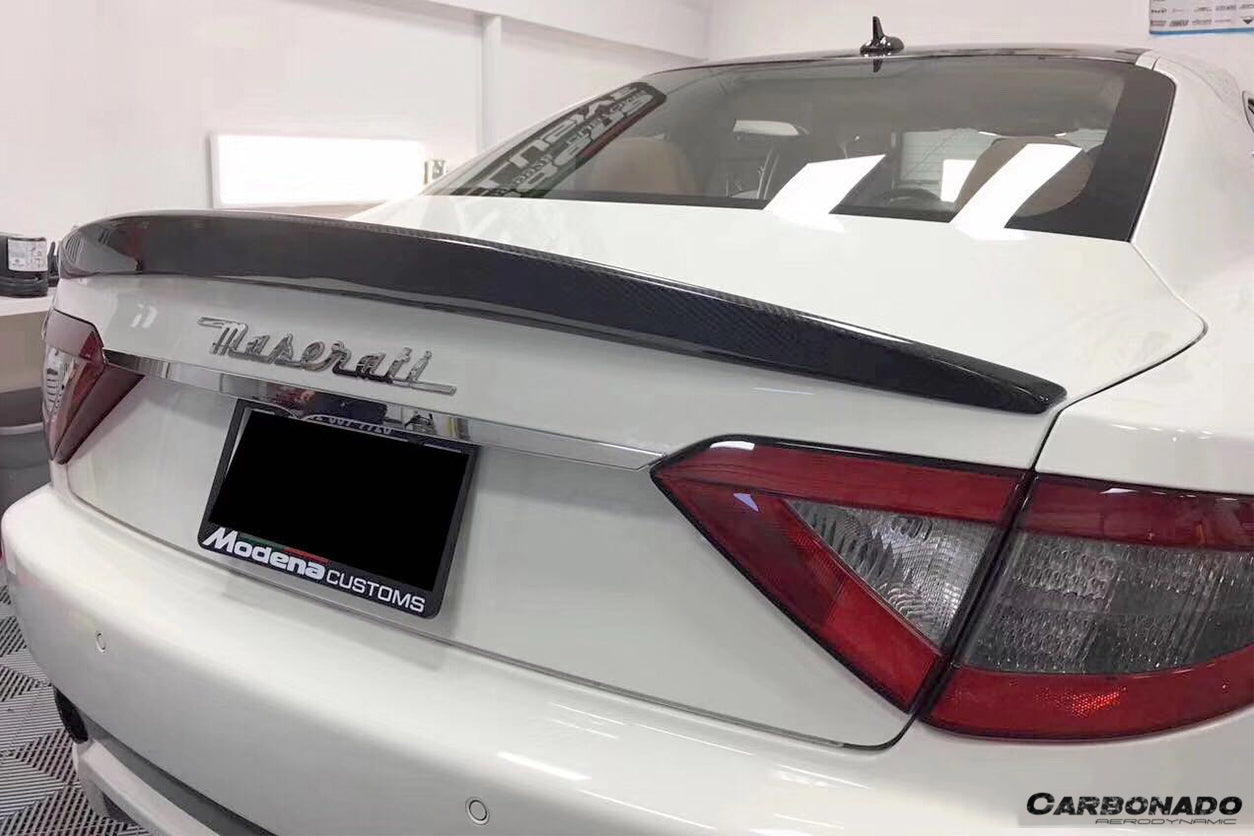 2008-2019 Maserati GranTurismo Sport MC Style Trunk Spoiler - Carbonado