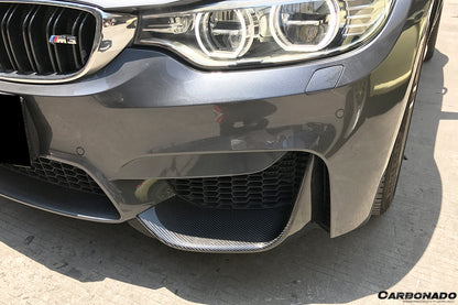 2014-2020 BMW M3 F80 & M4 F82 MP Style Front Caps - Carbonado