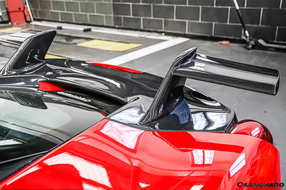2015-2020 Ferrari 488 GTB MSY Style Trunk Spoiler - Carbonado