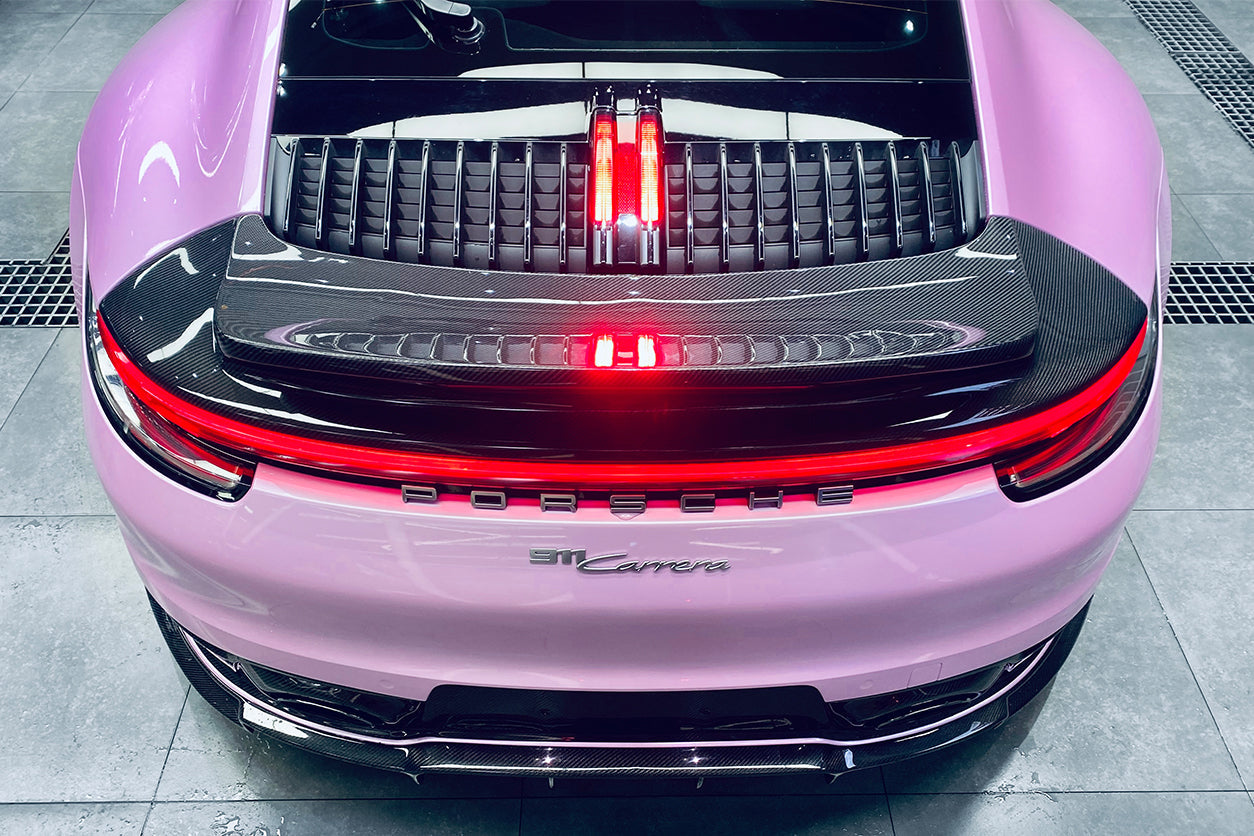 DarwinPRO 2019-2023 Porsche 911 992 Carrera S & 4 & 4S BKSS Style Trunk Wing - DarwinPRO Aerodynamics