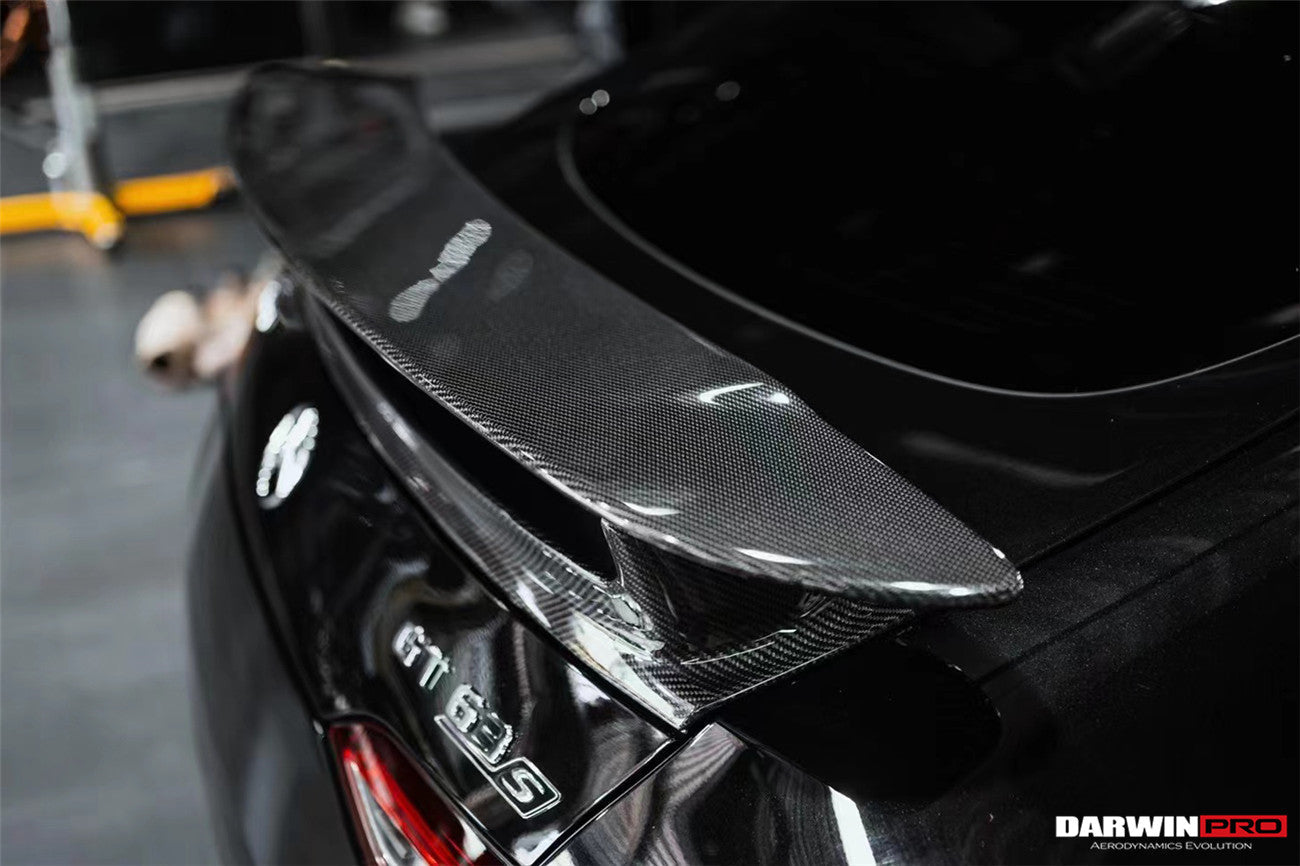 2019+ Mercedes Benz AMG GT63/S GT50 4Door Coupe X290 Carbon Fiber Trunk Spoiler - DarwinPRO Aerodynamics