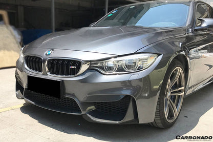 2014-2020 BMW M3 F80 M4 F82 MP Style Carbon Fiber Front Caps - Carbonado Aero