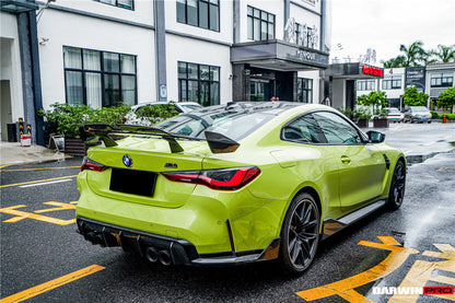 2021-UP BMW M4 G82/4 Series G22 BKSSII Style Carbon Fiber Trunk Spoiler - DarwinPRO Aerodynamics