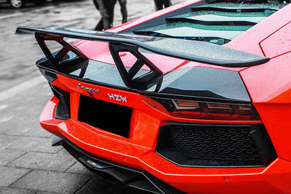 2011-2022 Lamborghini Aventador LP700 LP750 LP740 LP720 LP780 Coupe & Roadster DC Style Carbon Fiber Trunk Spoiler - Carbonado